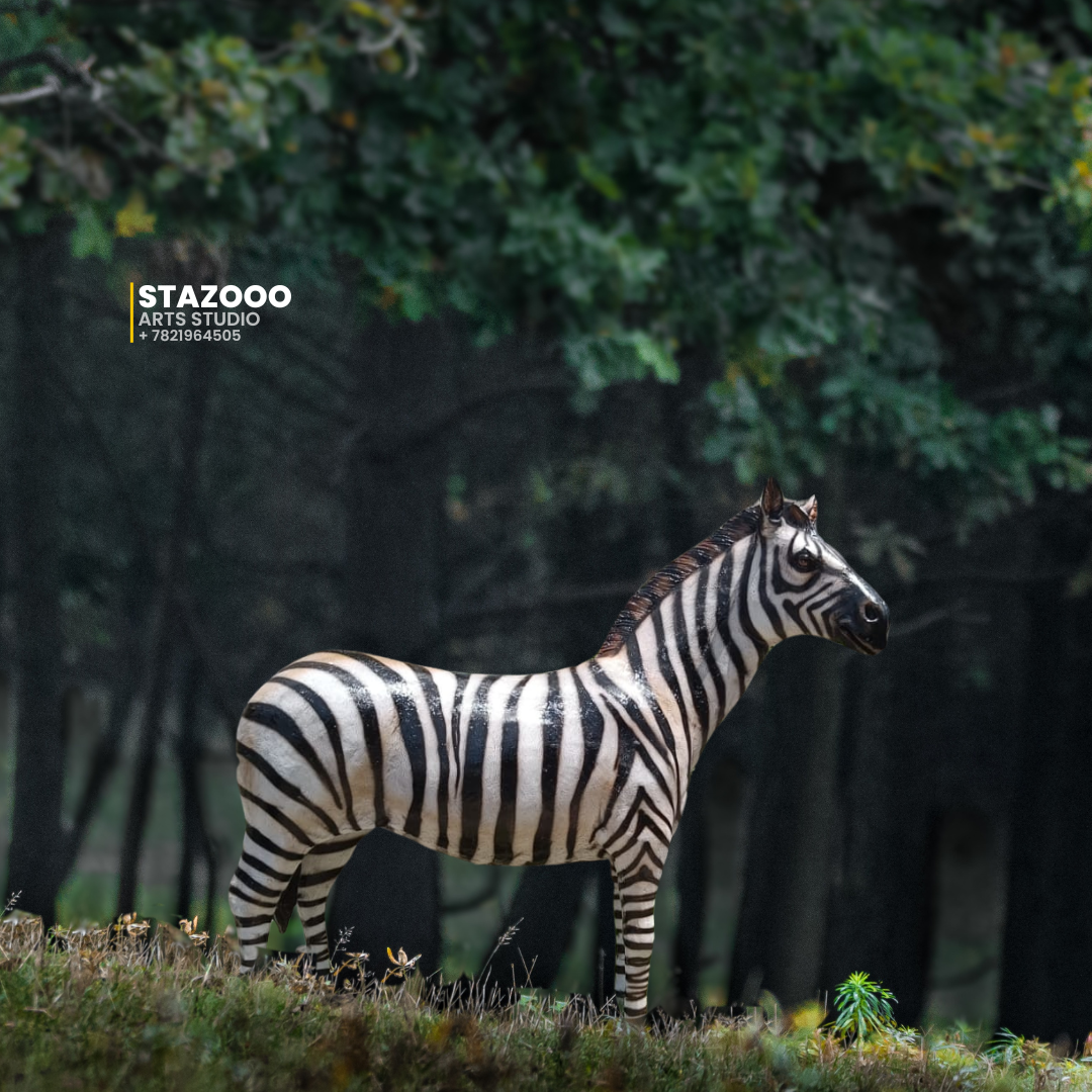 FRP Zebra Statue