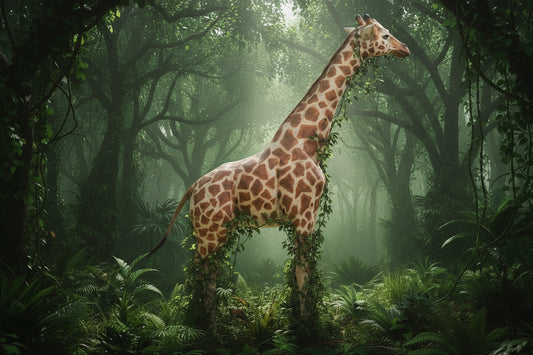 FRP Giraffe Statue