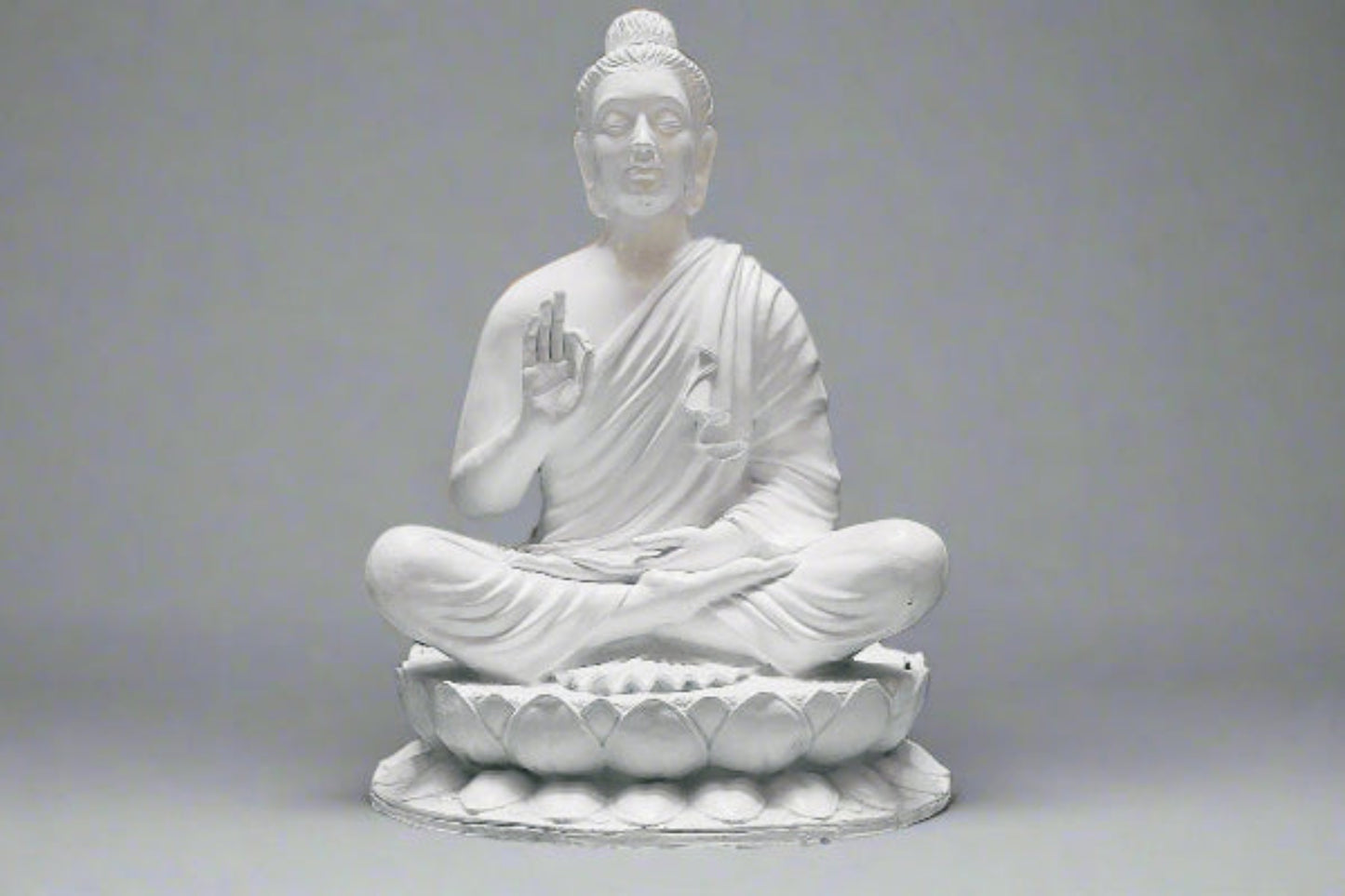 Buddha FRP Statue - Peaceful Home & Garden Decor, Spiritual Art Sculpture