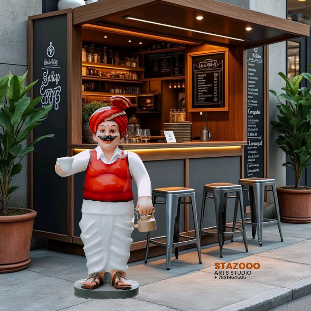 Tea Man Statue