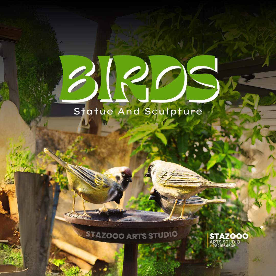 Birds FRP Statue