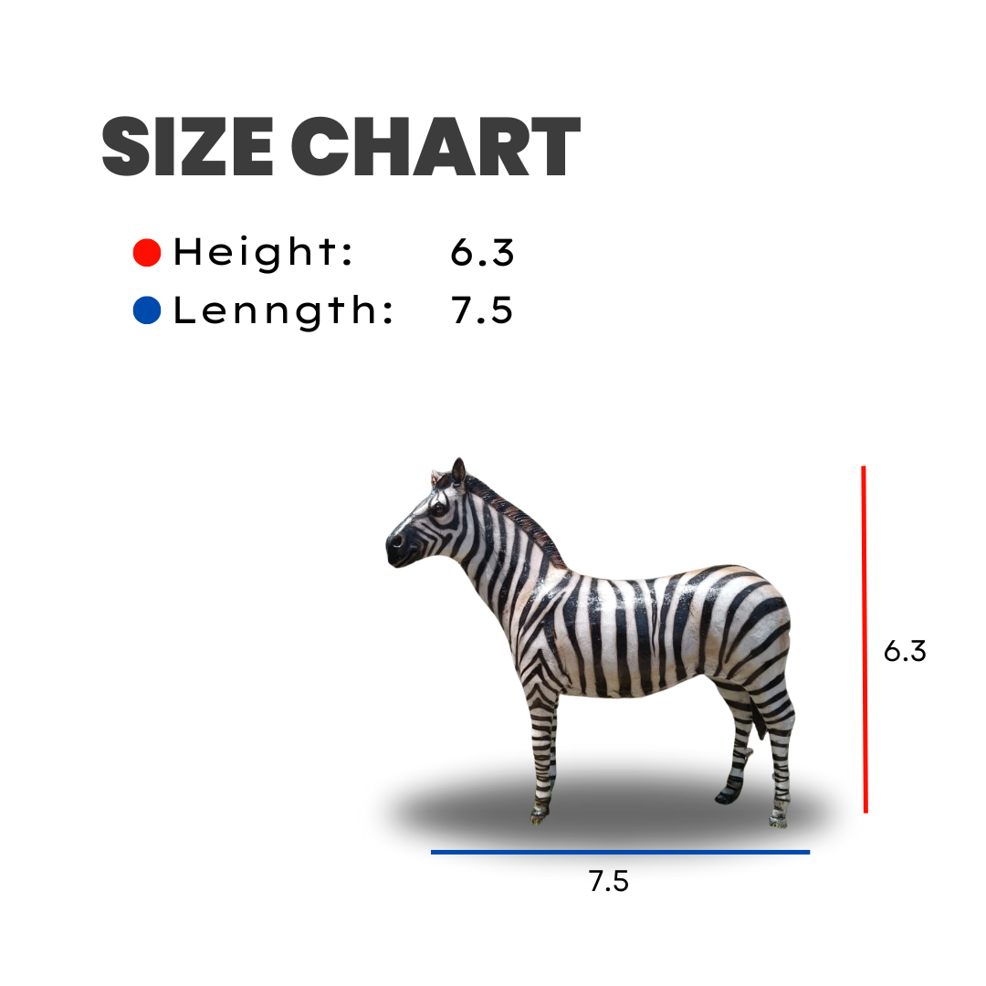 FRP Zebra Statue