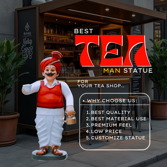 Tea Man Statue