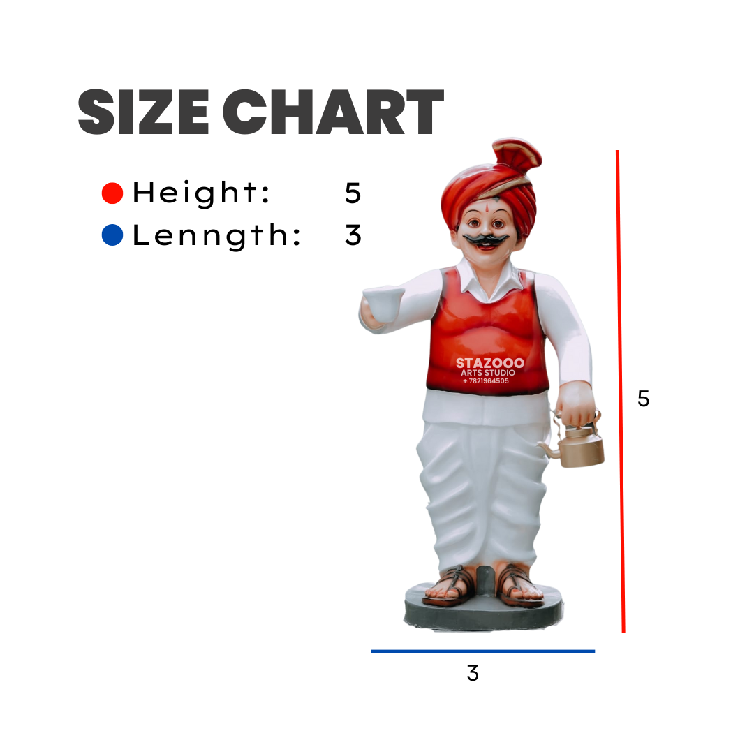 Tea Man Statue